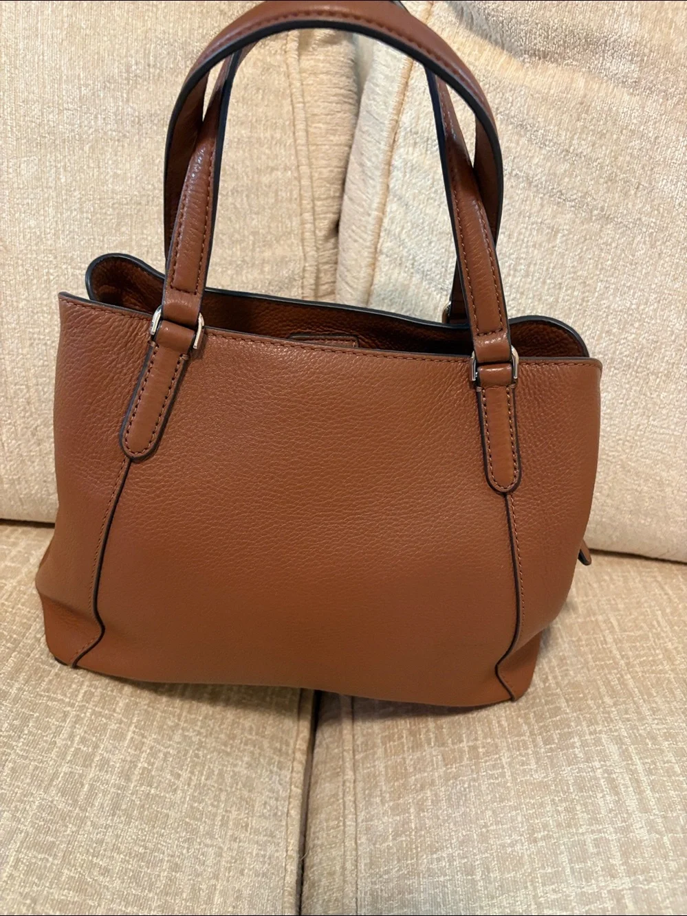 kate spade New York Brown Leather Tote Bag